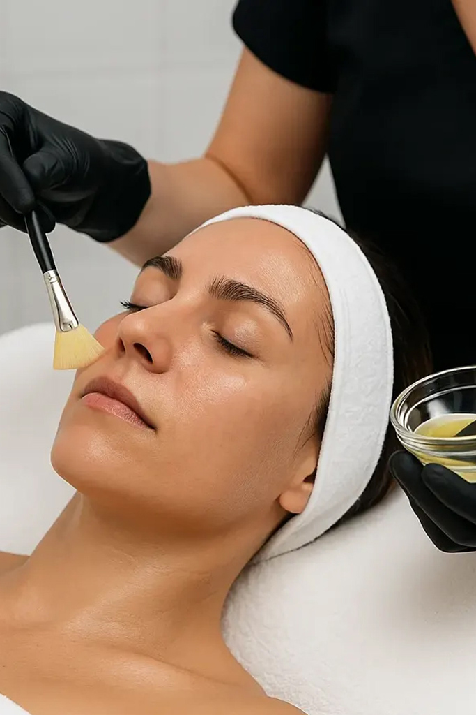 Chemical peel skin treatment